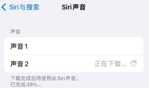 Siri语音包正常下载